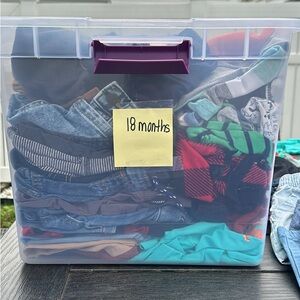 Size 18 month boys clothes